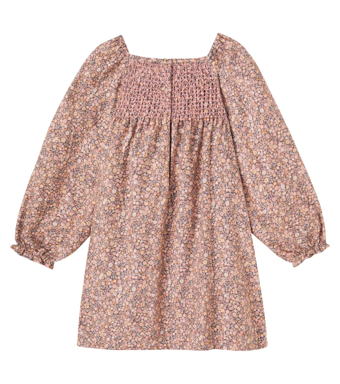 Bella floral cotton dress | Wheat