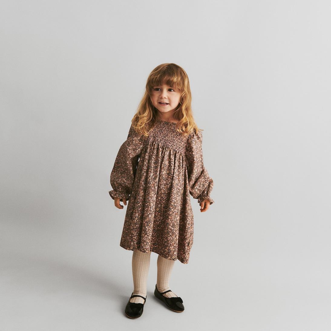 Robe Bella en coton à fleurs | Wheat