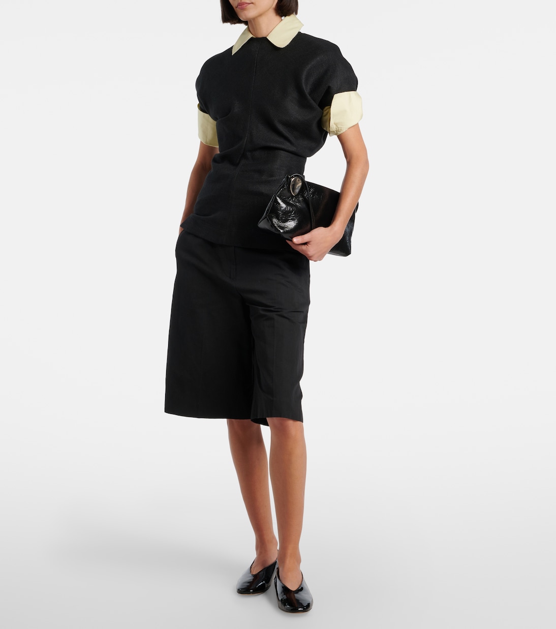 Regency patent leather ballet flats | Le Monde Béryl