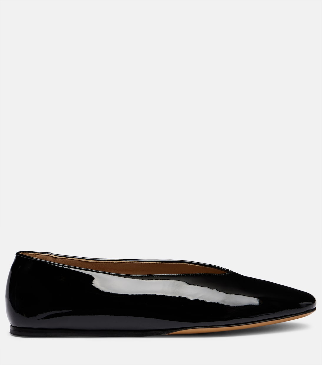 Regency patent leather ballet flats | Le Monde Béryl