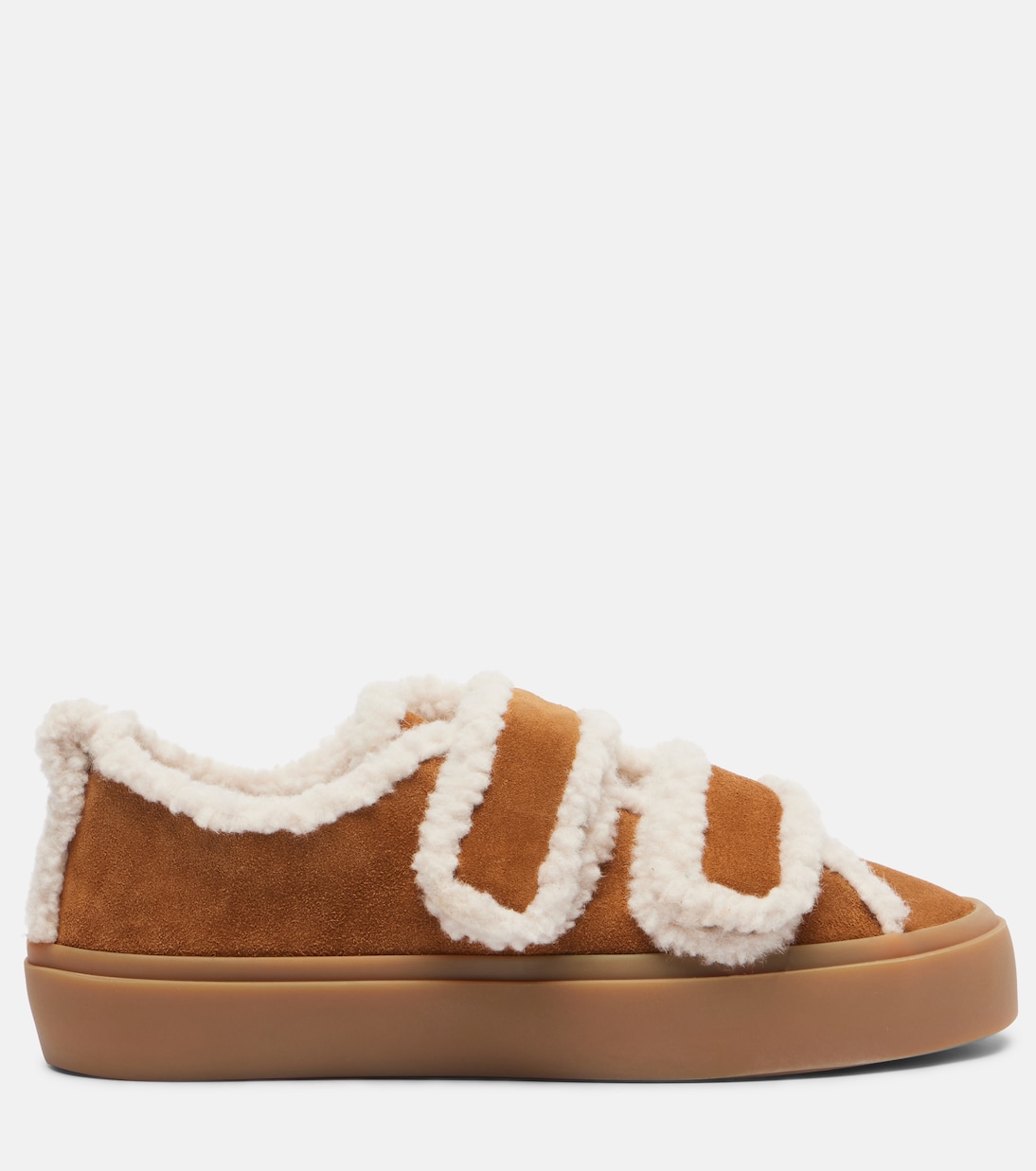 Sneakers aus Veloursleder mit Shearling | Inuikii