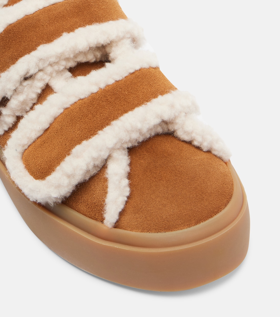 Sneakers aus Veloursleder mit Shearling | Inuikii