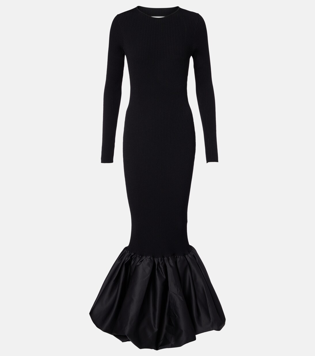 Maxikleid aus Rippstrick | Rotate