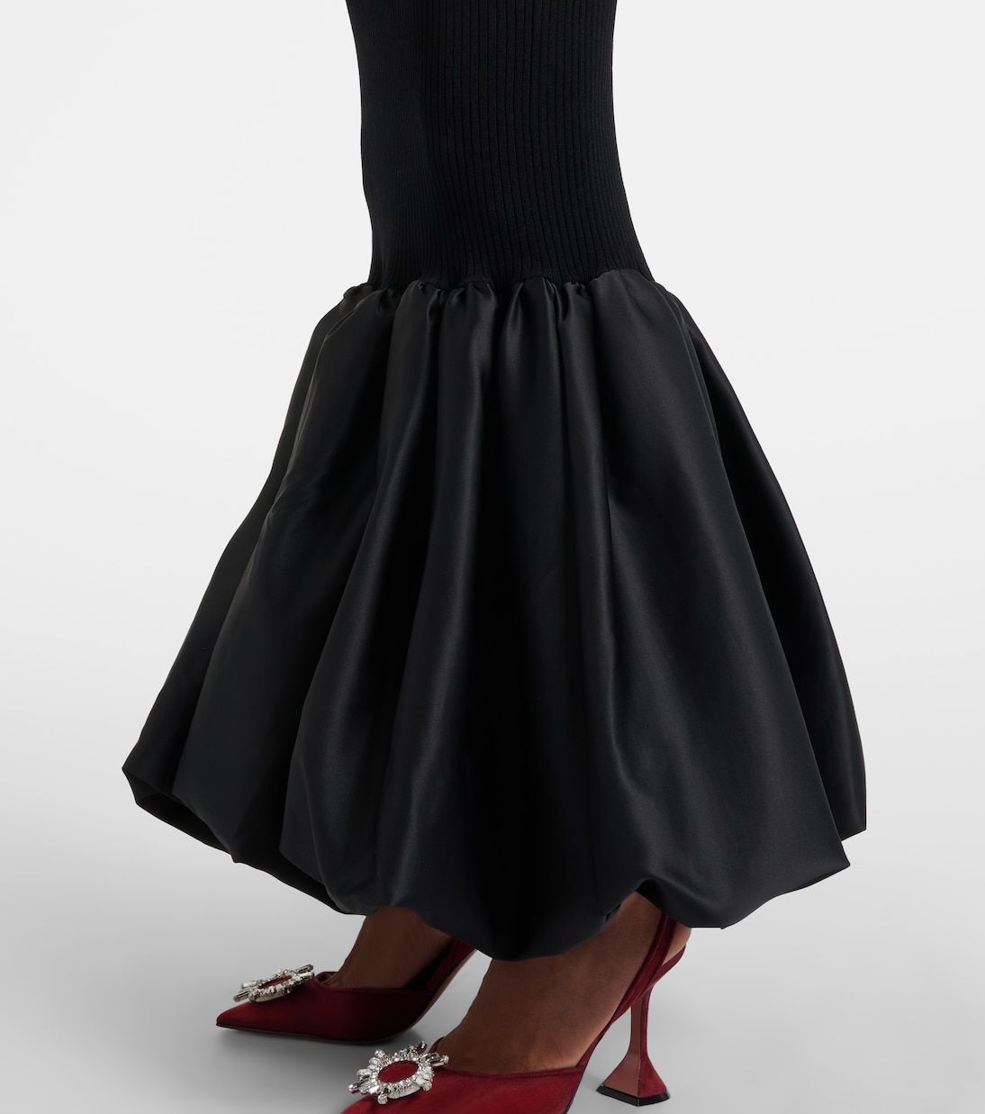 Maxikleid aus Rippstrick | Rotate