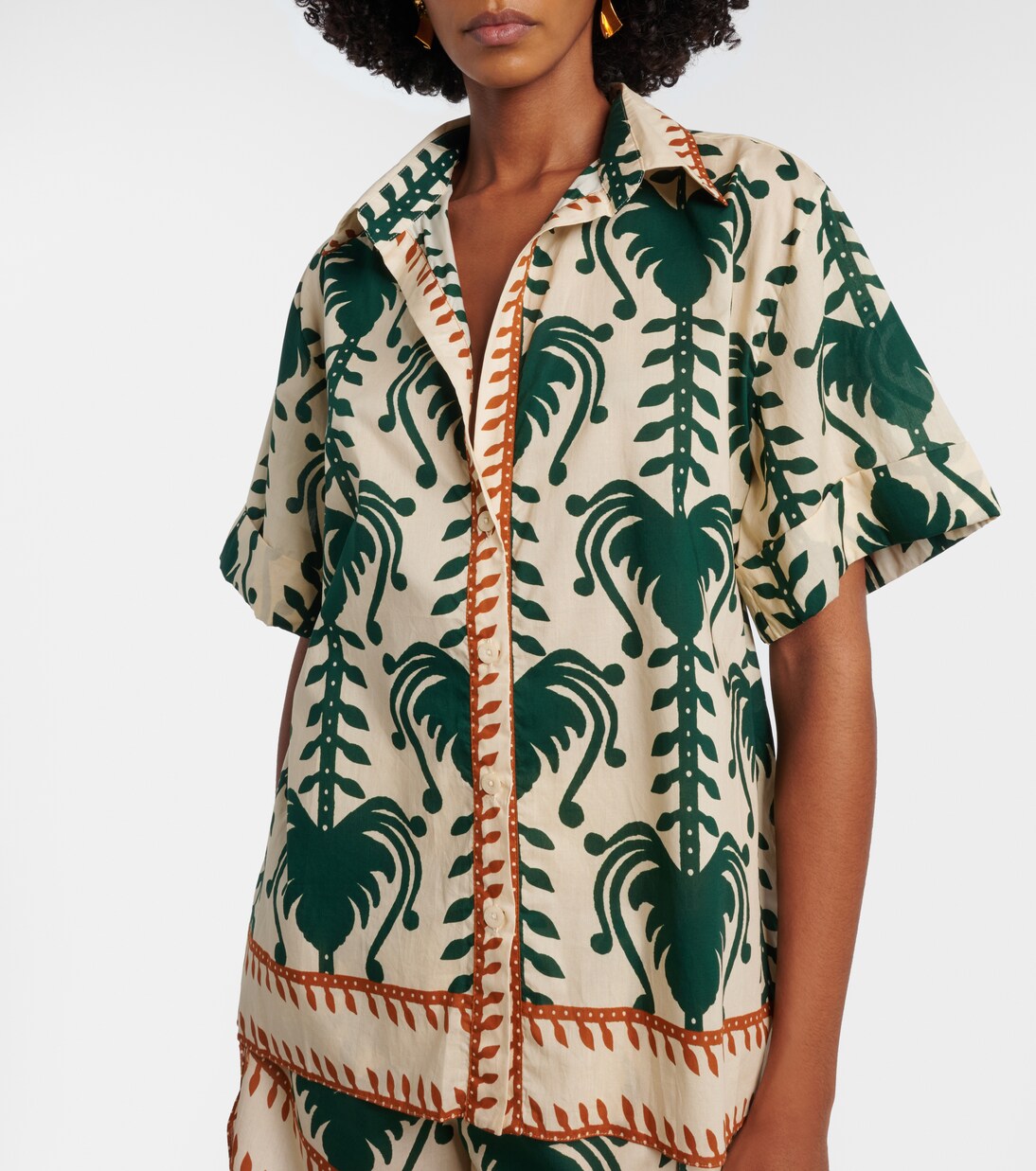 Salty Promises cotton shirt | Johanna Ortiz