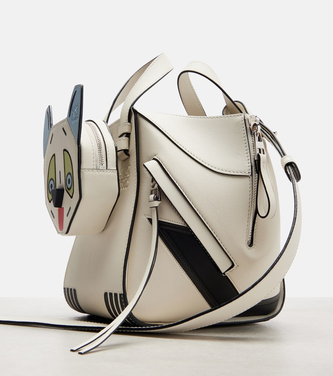 x Louis Wain Futurist Cat Hammock tote bag | Loewe