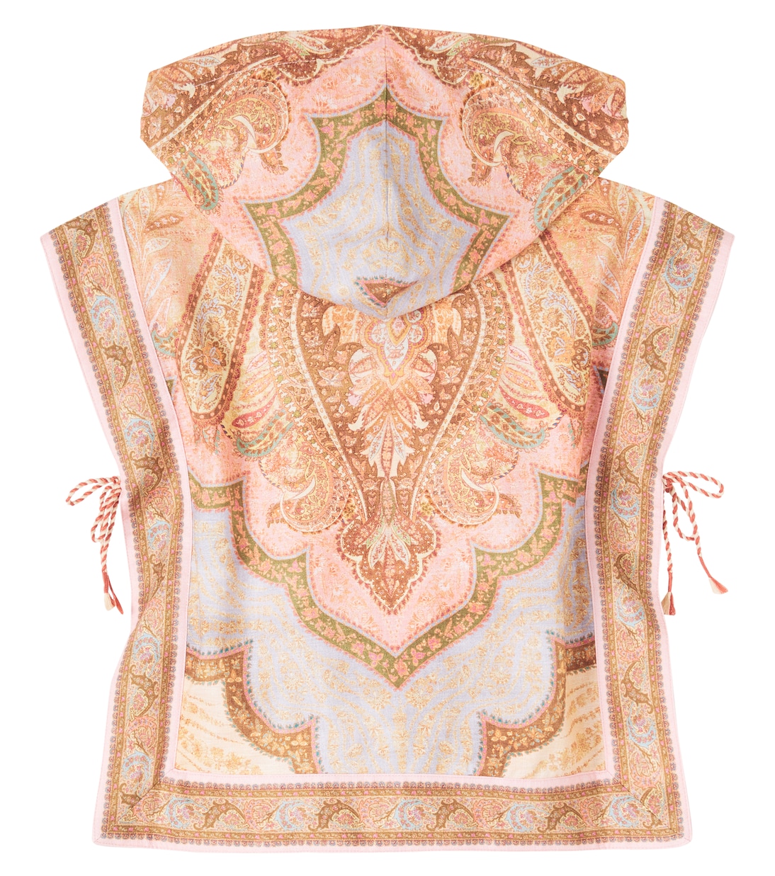 Awaken hooded cotton poncho | Zimmermann Kids