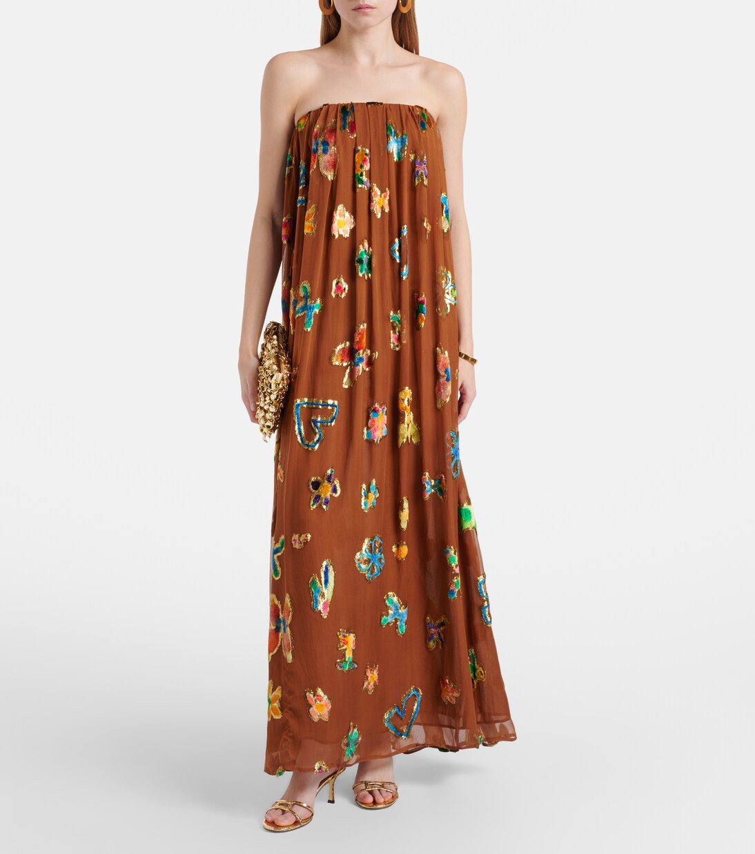 Silk-blend gown | Alémais