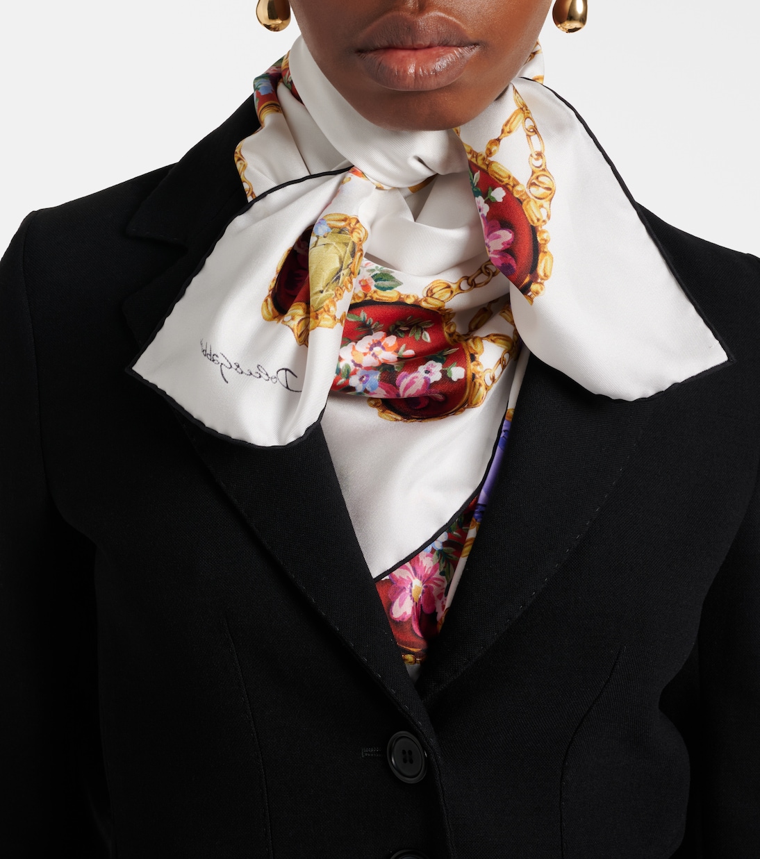 DG silk scarf | Dolce&Gabbana