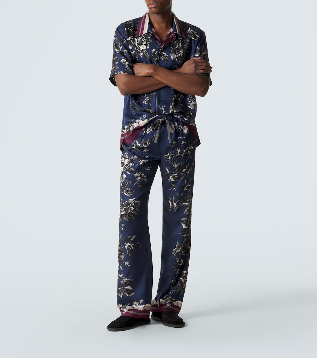Printed silk bowling shirt | Dolce&Gabbana