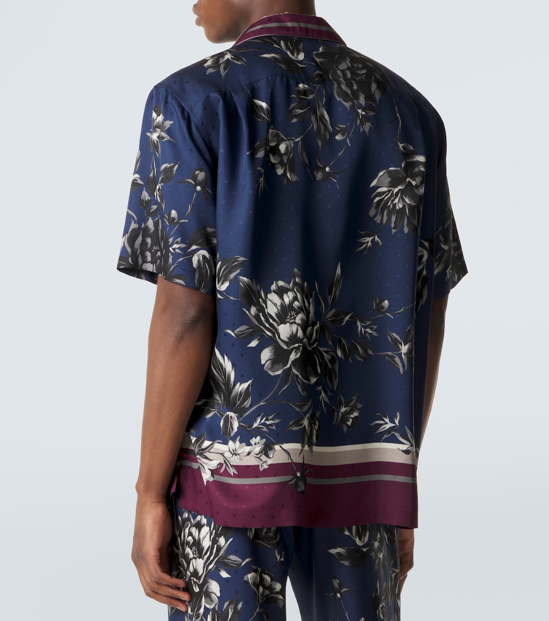 Printed silk bowling shirt | Dolce&Gabbana