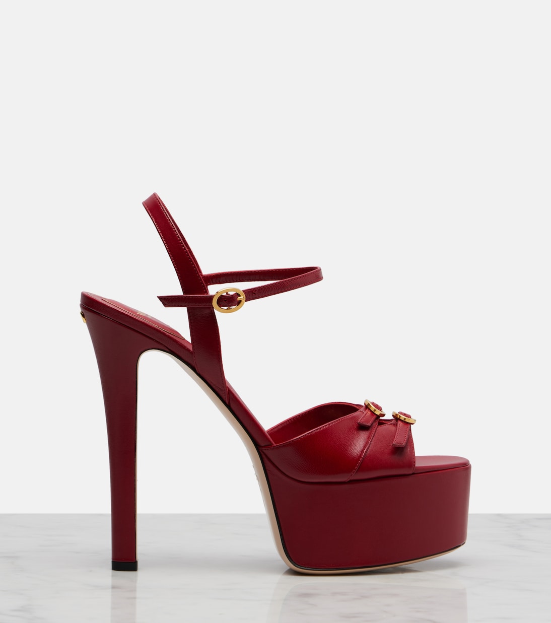 Plateausandalen Crasher 145 aus Leder | Valentino Garavani