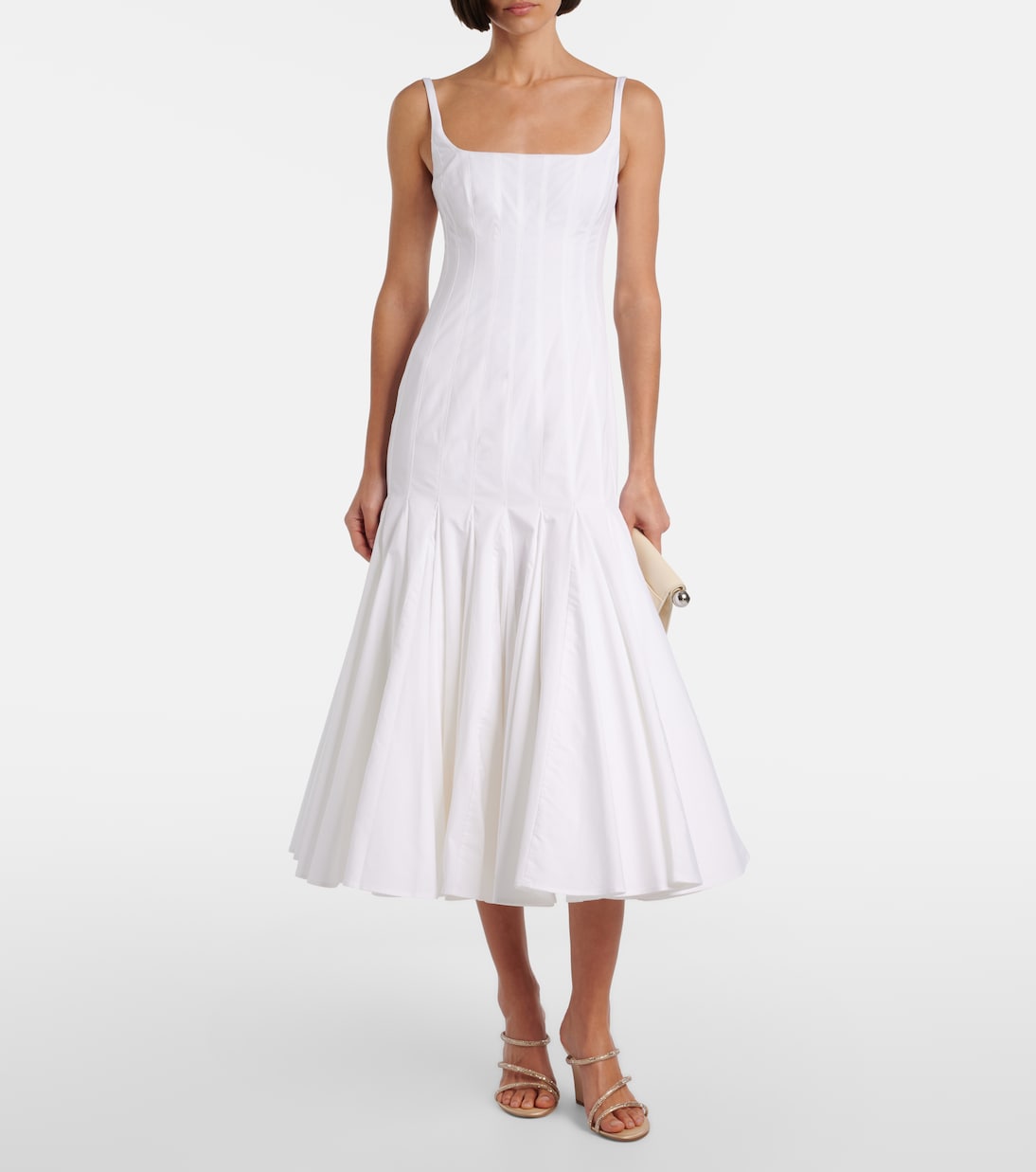 Crystal-embellished satin wedges  | Rene Caovilla