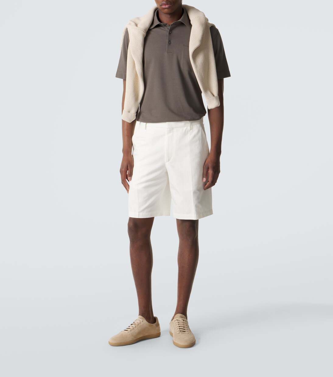 Cotton piqué polo shirt | Zegna