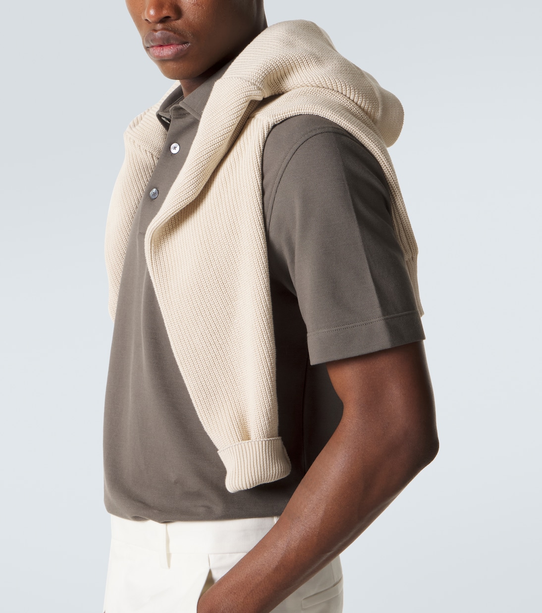 Cotton piqué polo shirt | Zegna