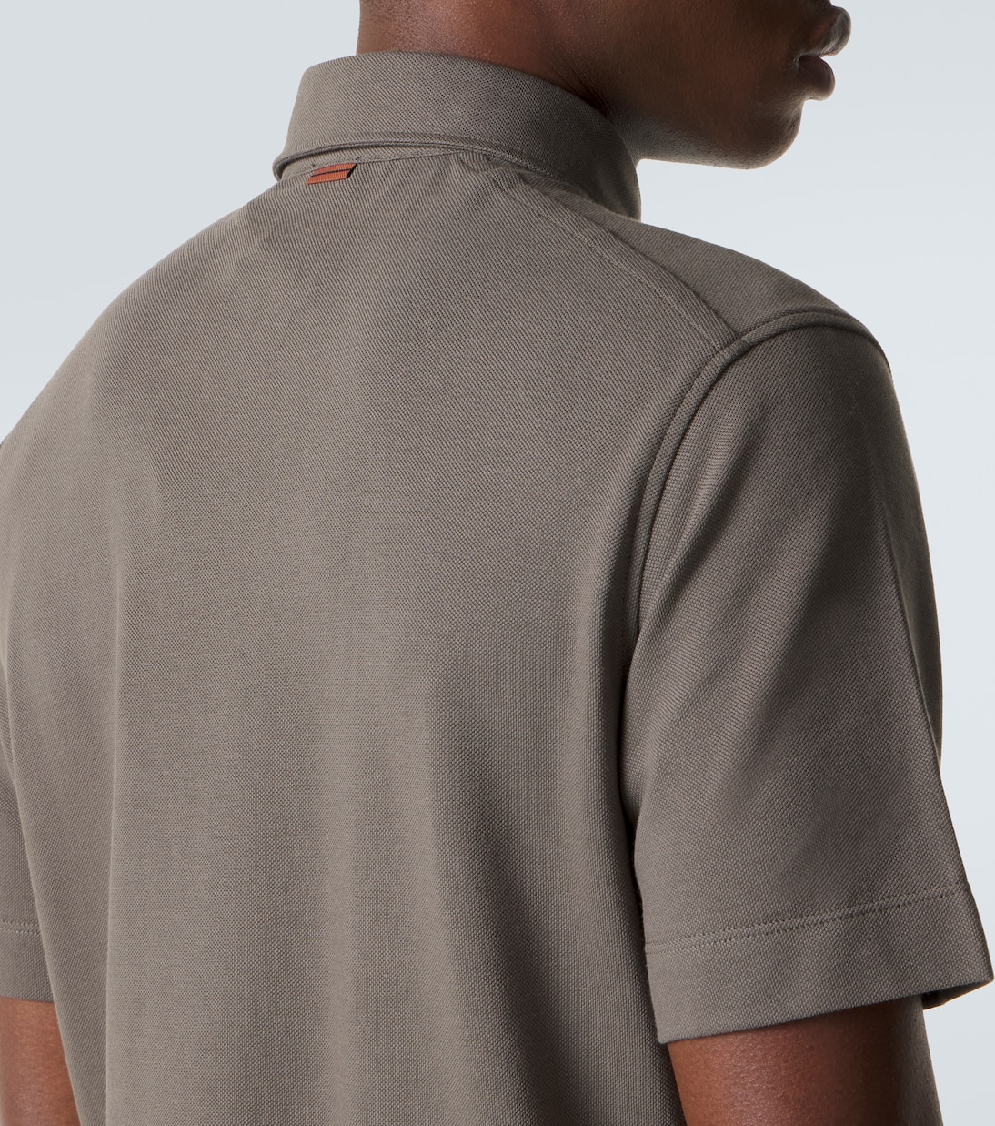 Cotton piqué polo shirt | Zegna