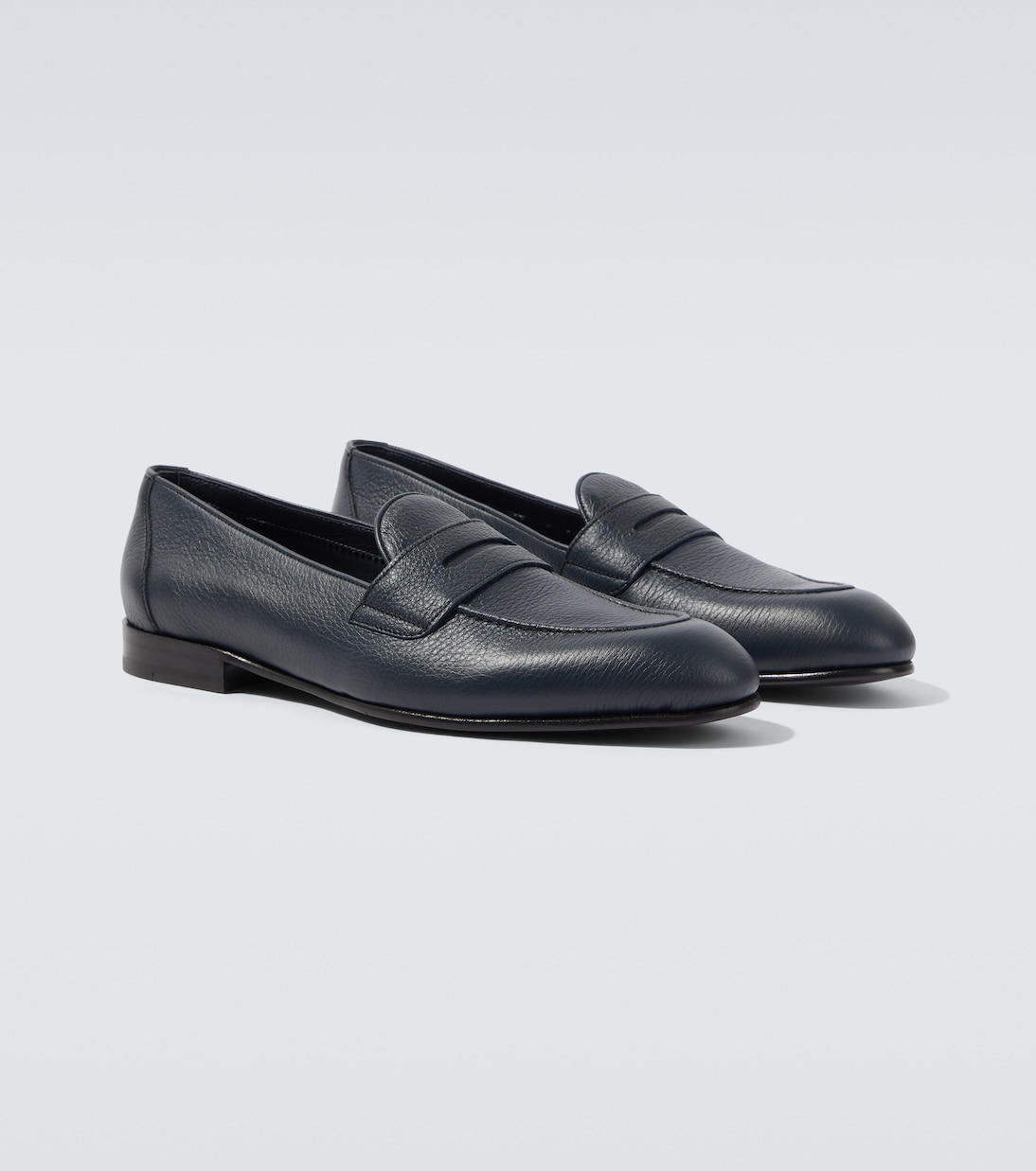 Leather penny loafers | Brioni