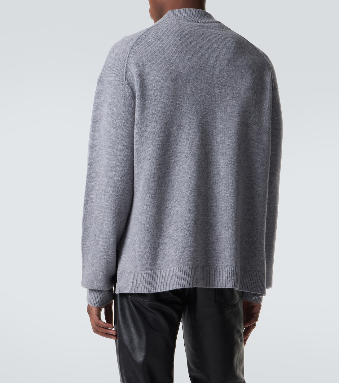 Logo wool and yak cardigan | Acne Studios