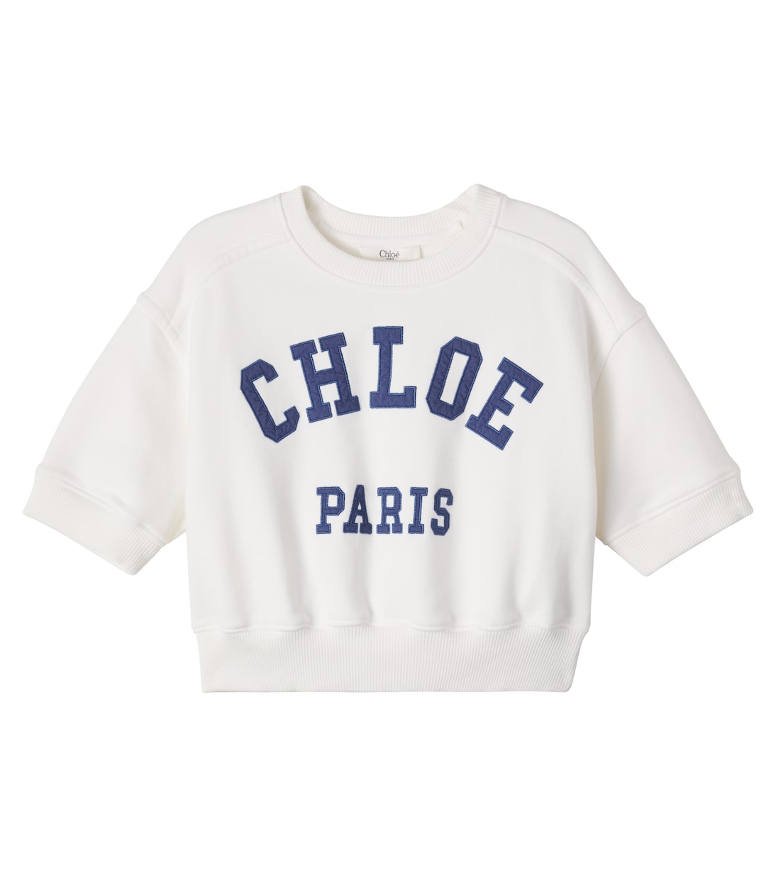 Logo cotton jersey T-shirt | Chloé Kids