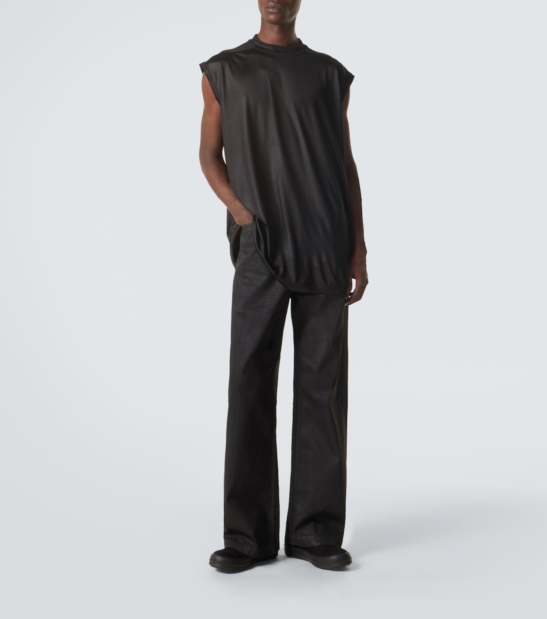 DRKSHDW Tarp jersey tank top | Rick Owens