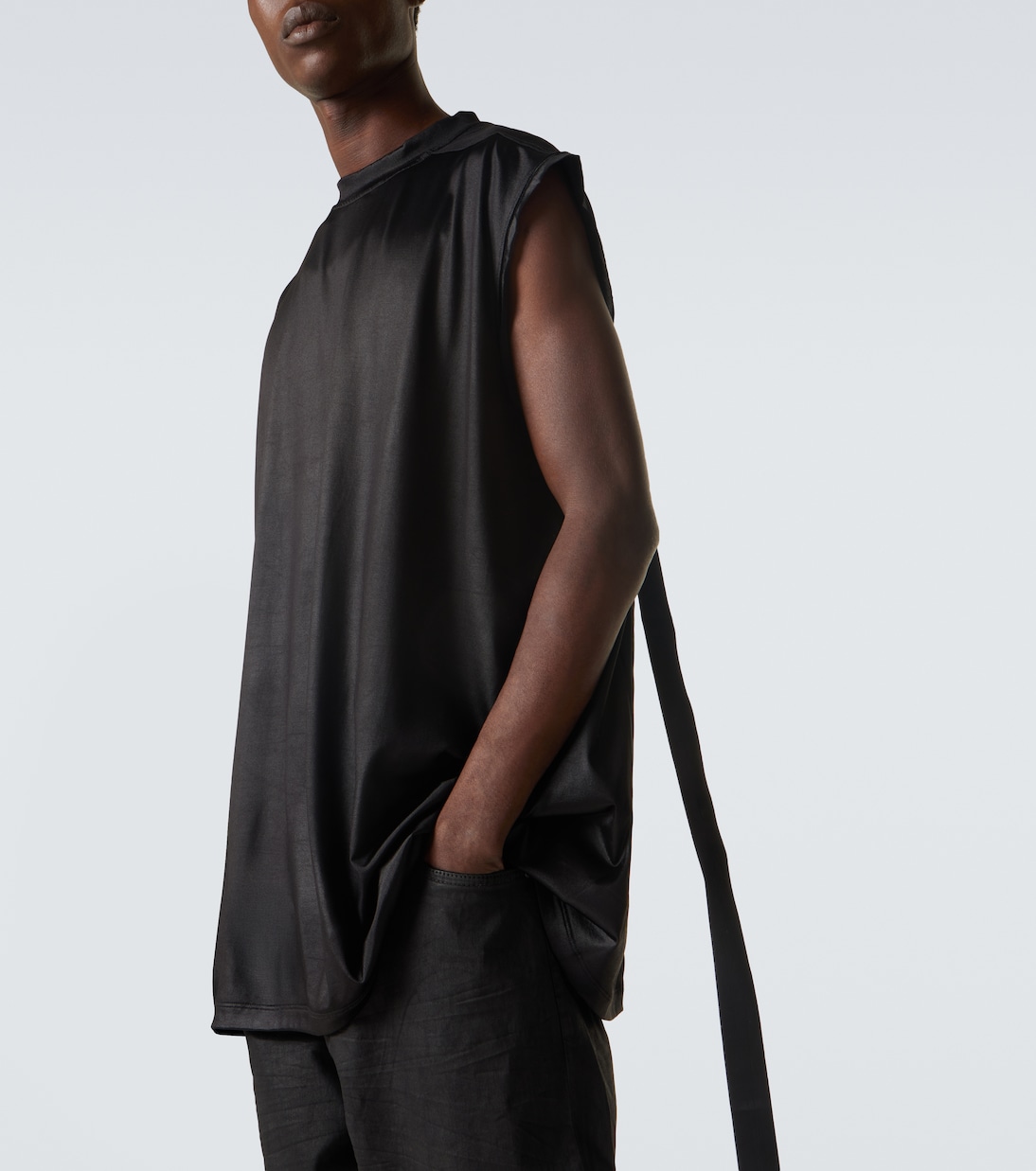 DRKSHDW Tarp jersey tank top | Rick Owens