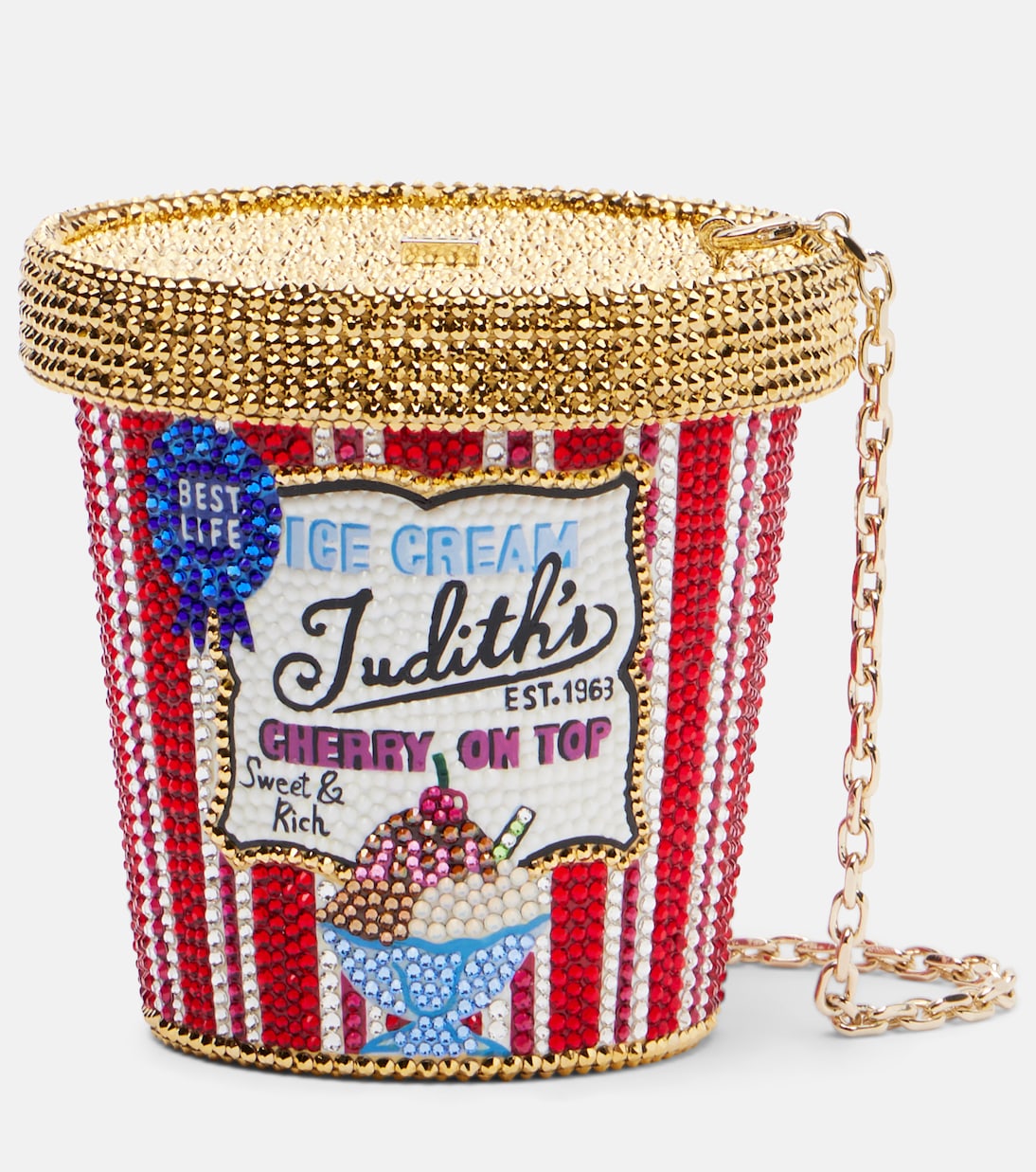 Clutch Judith's Best Ice Cream Pint | Judith Leiber Couture