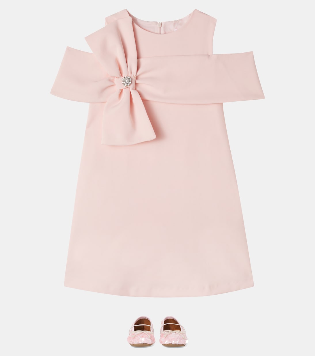 Bow-detail embellished dress | Patachou