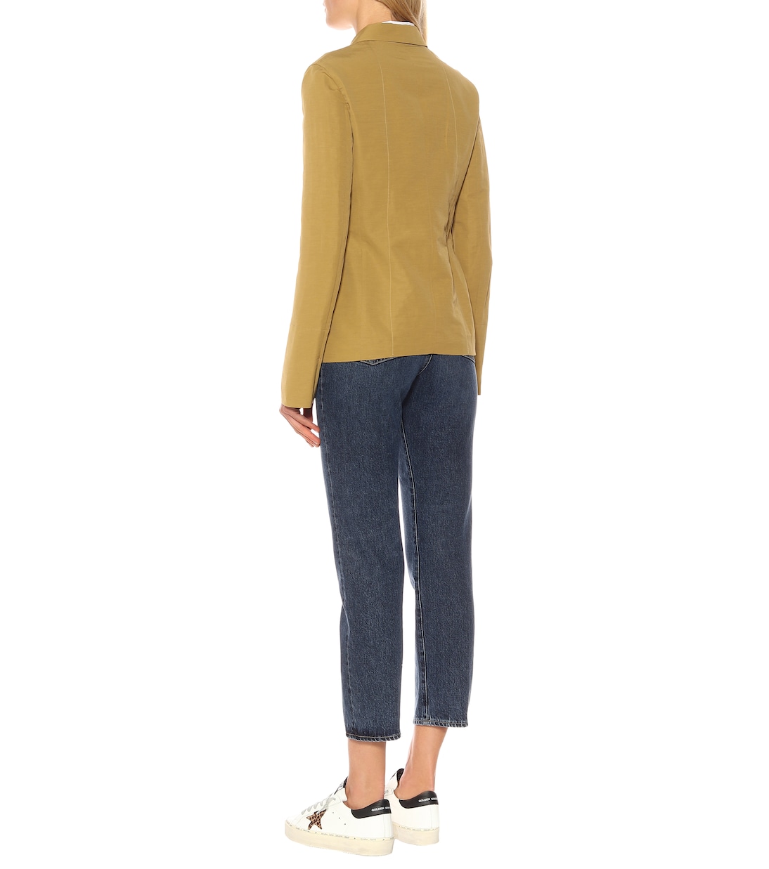 Angelica linen-blend blazer | Golden Goose