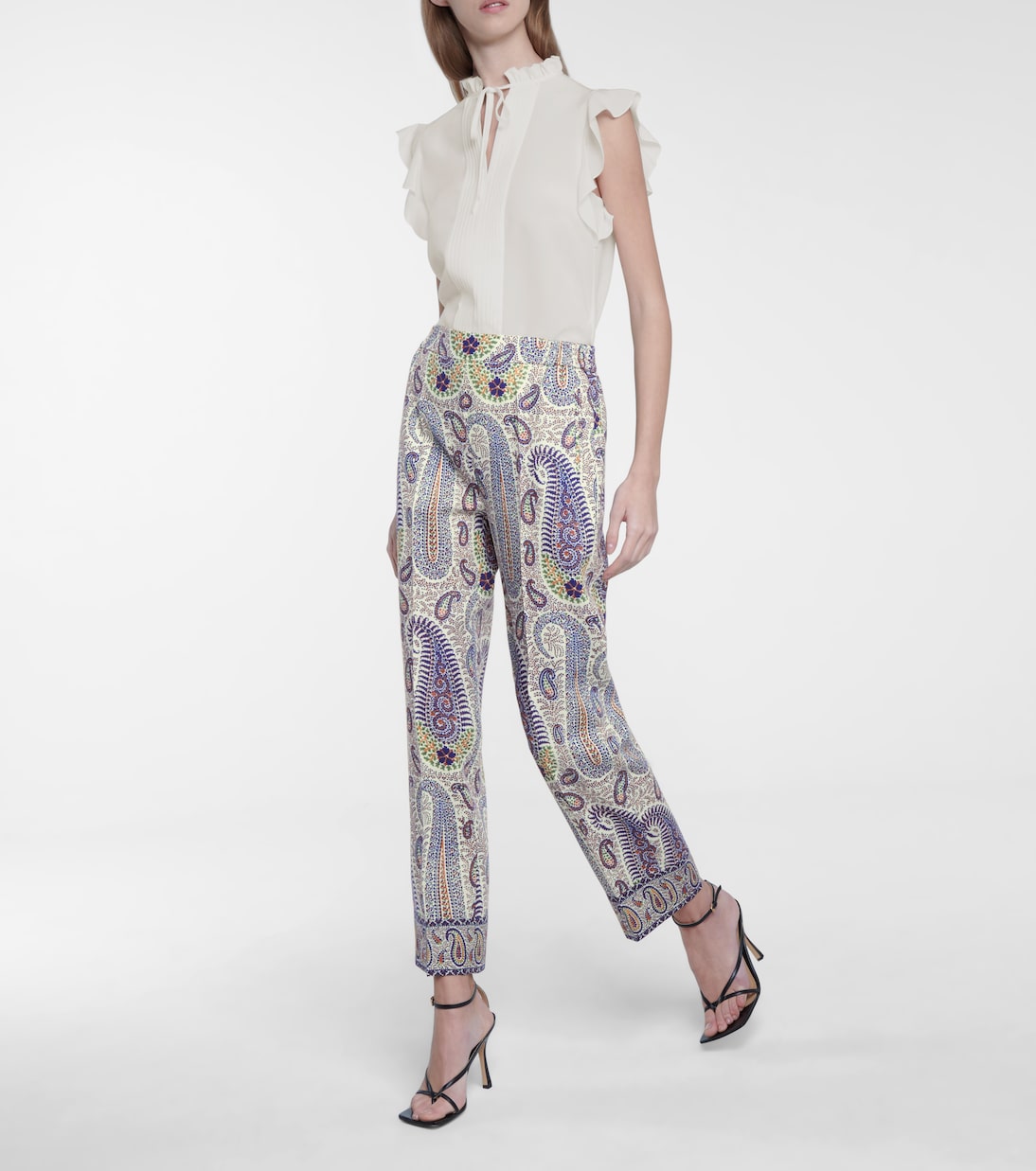 Hose aus Wolle und Seide | Etro
