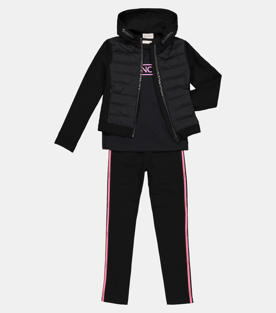 Jacke aus Baumwolle und Shell | Moncler Enfant