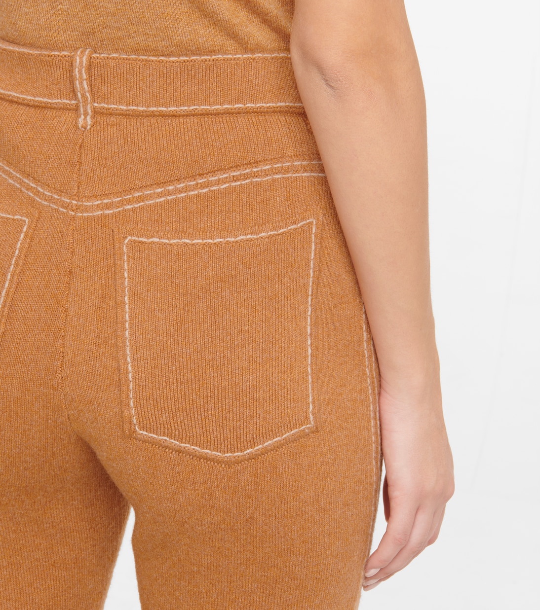 Pantalones punto de cachemir y algodón | Barrie