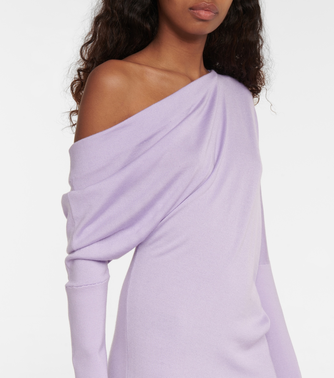 Robe midi en cachemire et soie | Tom Ford
