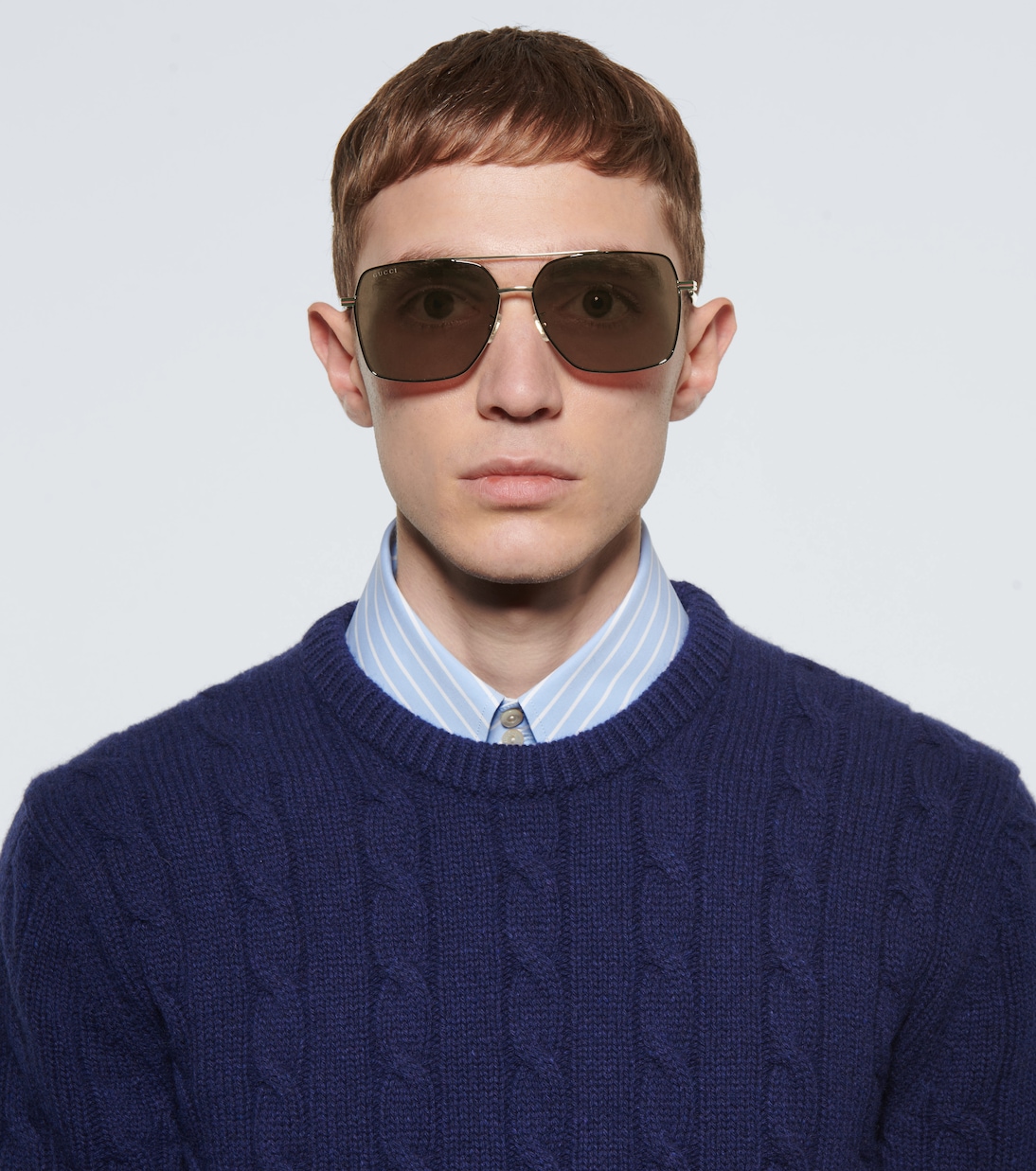 Occhiali da sole in metallo | Gucci