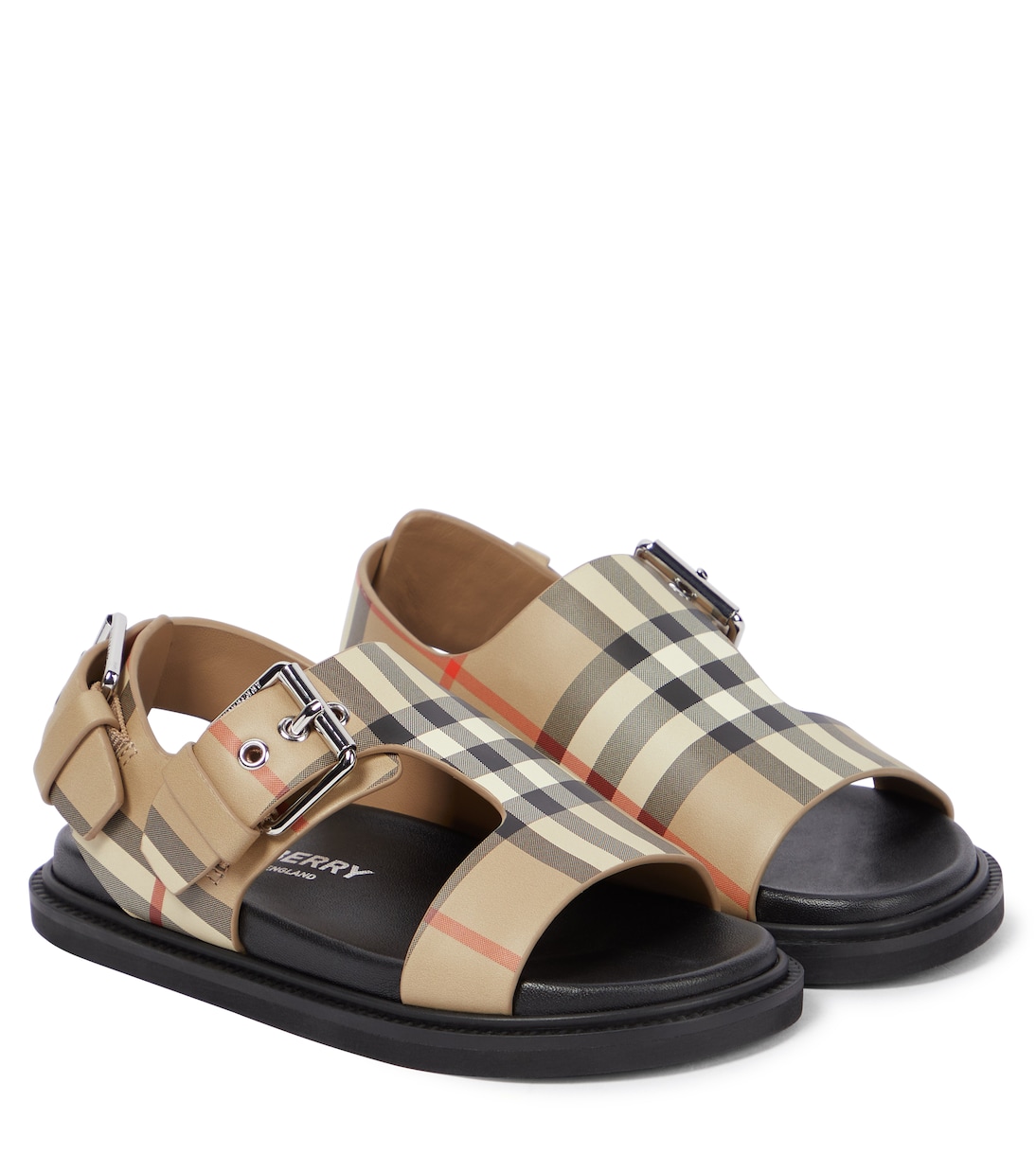 Sandales Vintage Check en cuir | Burberry Kids