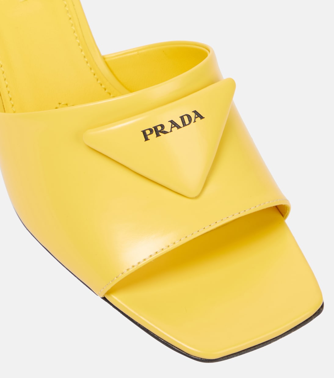 Pantoletten aus Leder | Prada