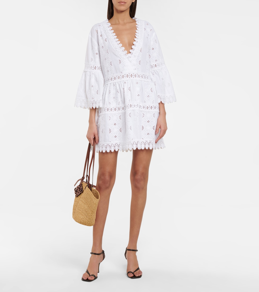 Vestido corto Victoria de algodón | Melissa Odabash