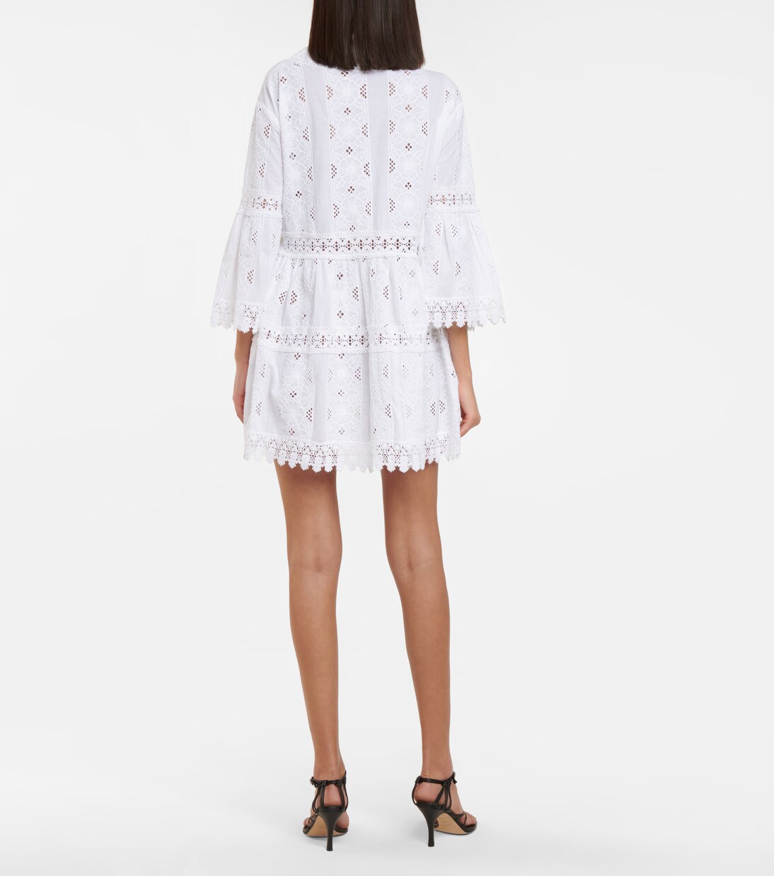 Vestido corto Victoria de algodón | Melissa Odabash