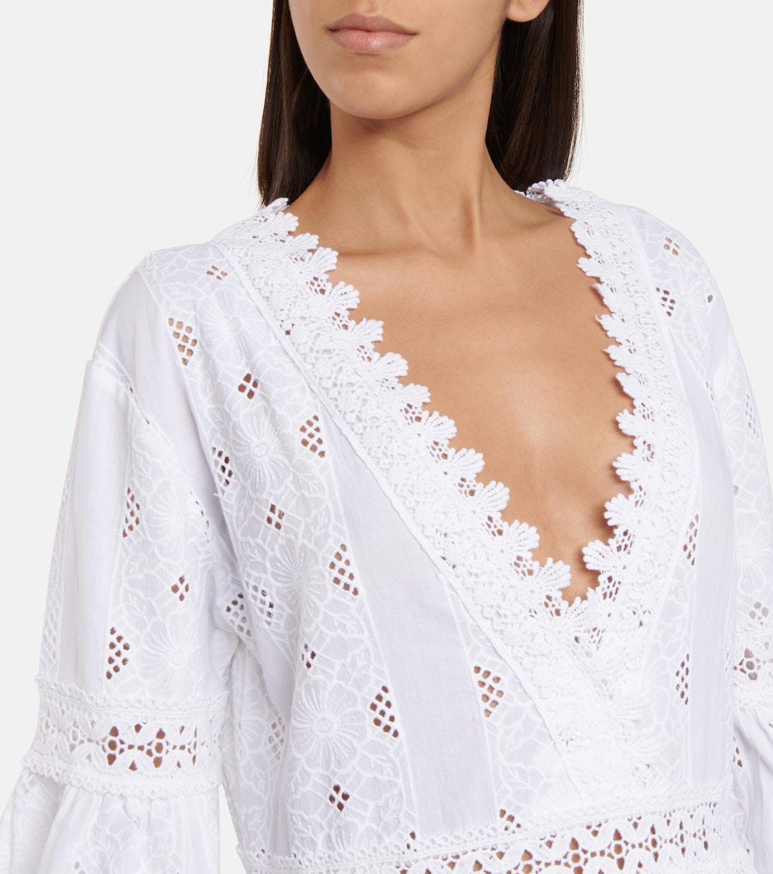Vestido corto Victoria de algodón | Melissa Odabash