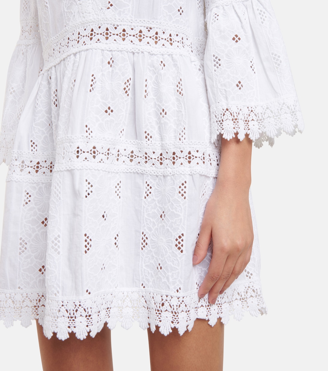 Vestido corto Victoria de algodón | Melissa Odabash