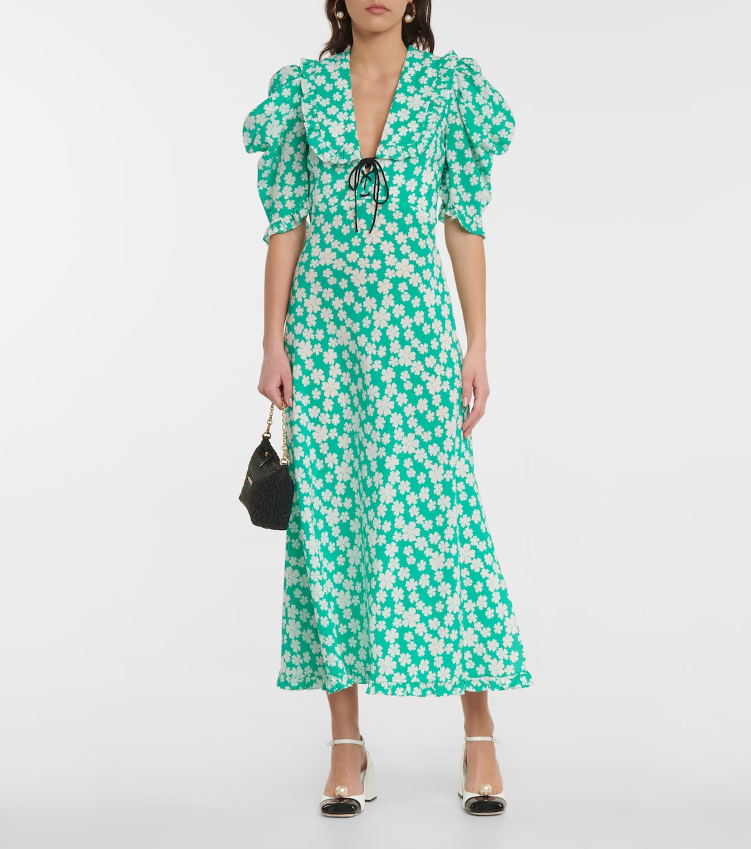 Bedrucktes Midikleid | Miu Miu
