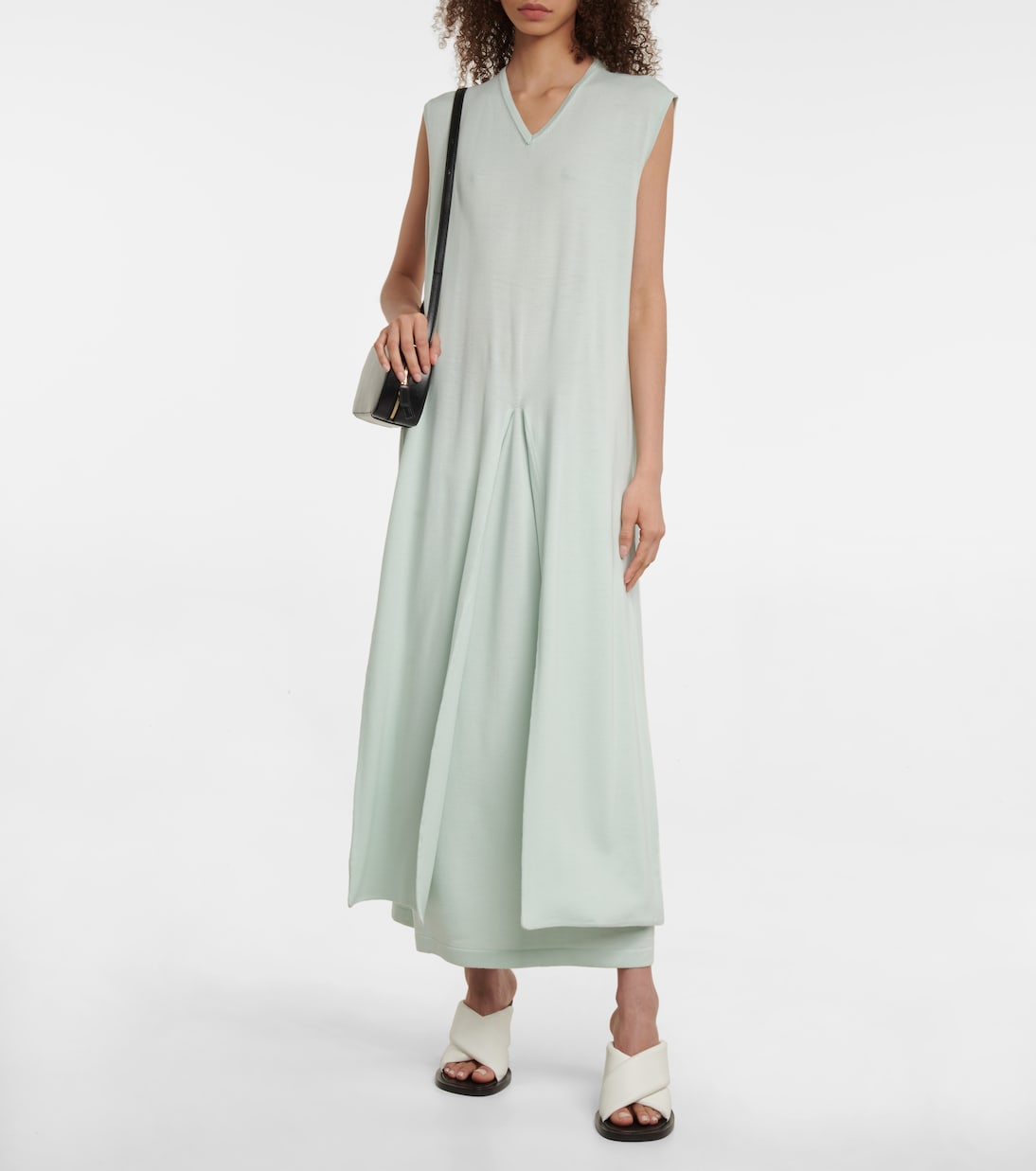 Virgin wool maxi dress | Jil Sander