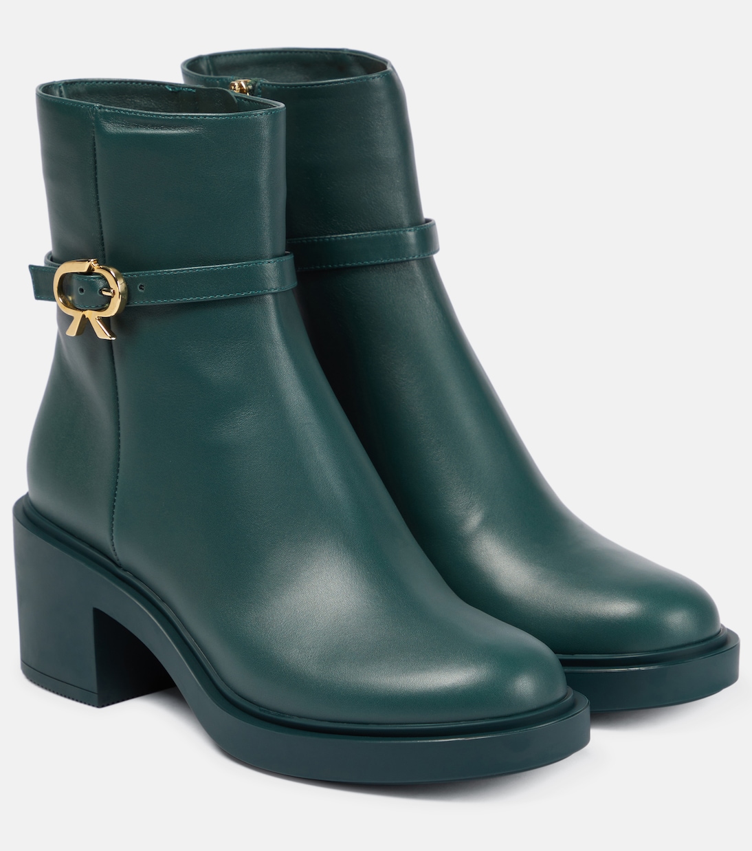 Ribbon leather ankle boots | Gianvito Rossi