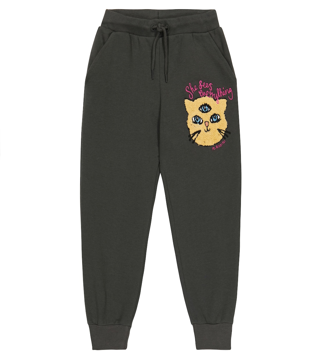 Embroidered sweatpants | Mini Rodini