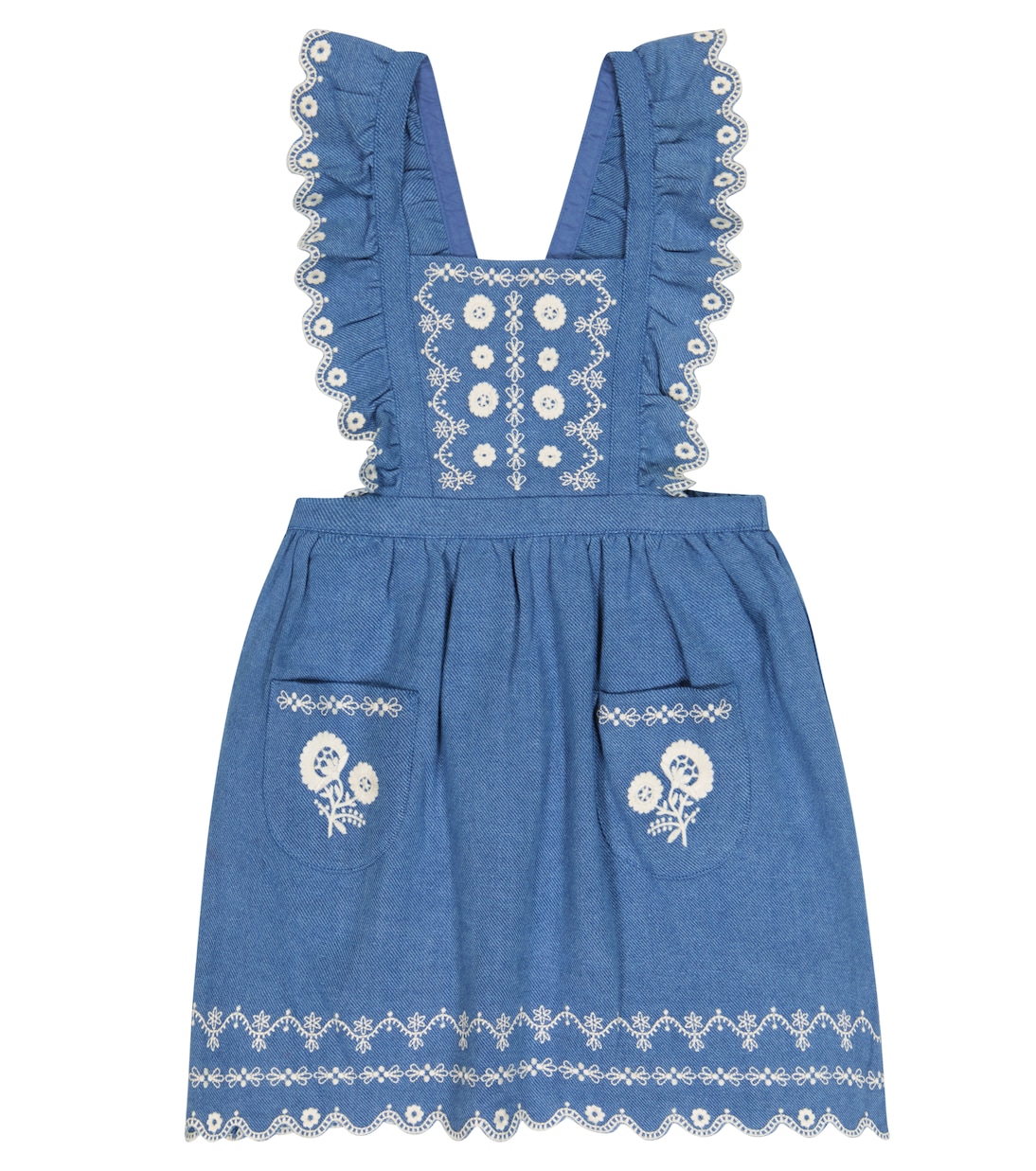 Besticktes Kleid Izzia aus Baumwolle | Louise Misha