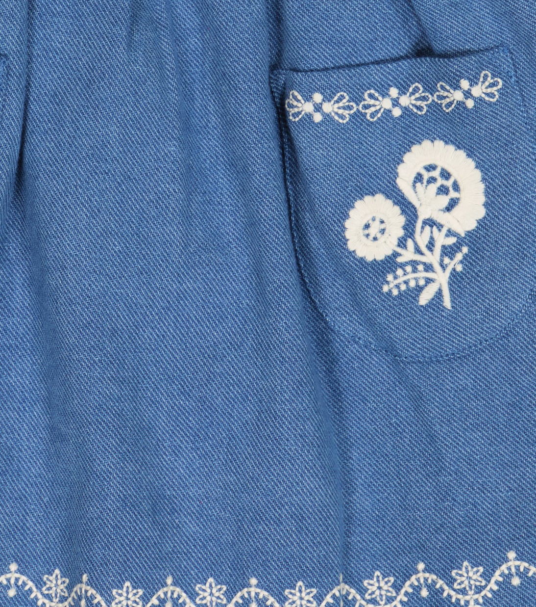 Besticktes Kleid Izzia aus Baumwolle | Louise Misha