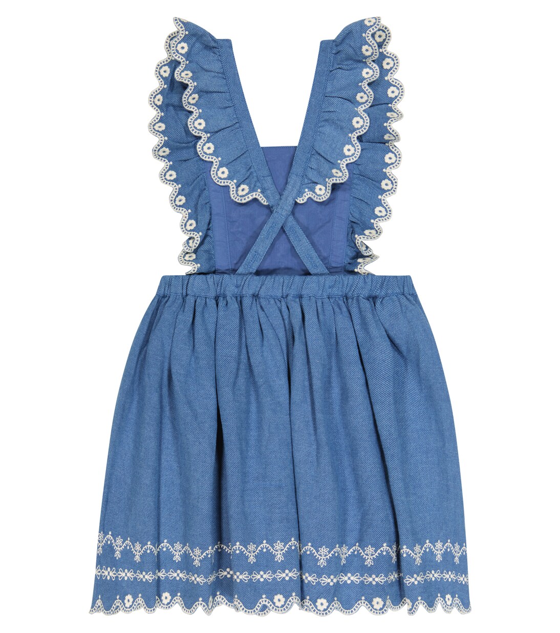 Besticktes Kleid Izzia aus Baumwolle | Louise Misha