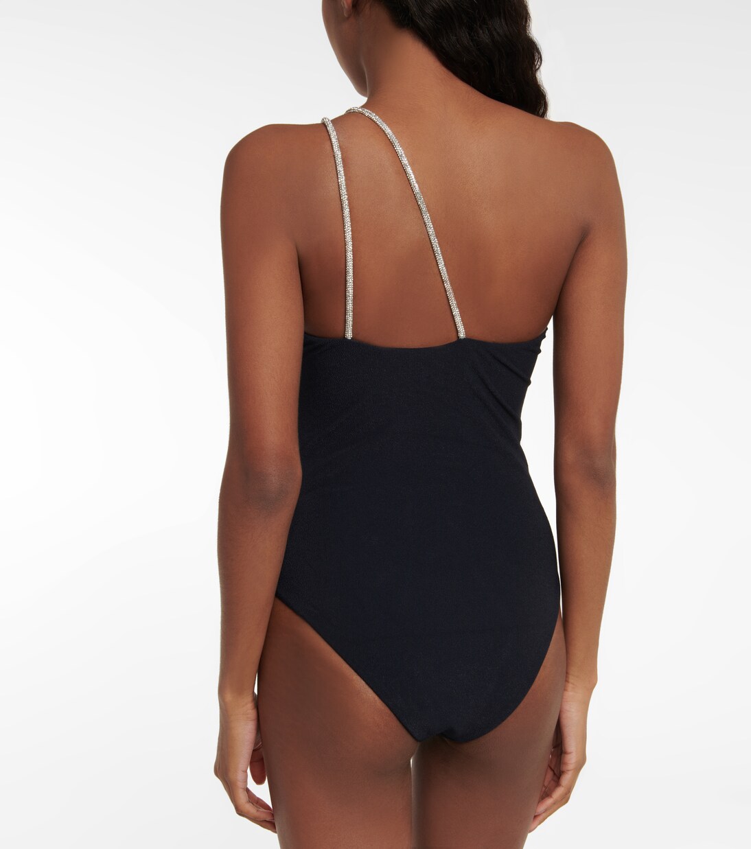 Saint embellished one-shoulder swimsuit | Simkhai