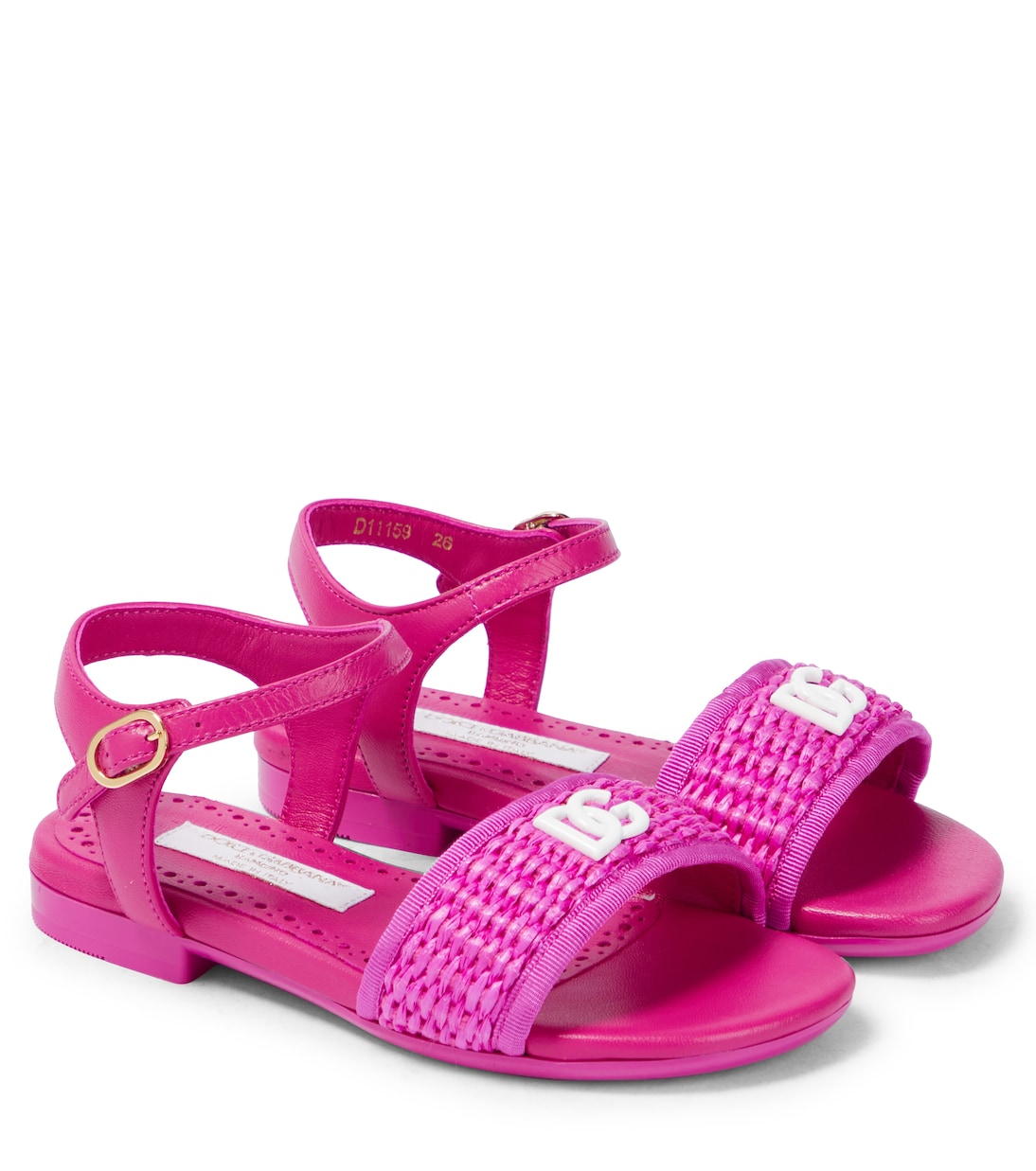 Sandali in pelle intrecciata | Dolce&Gabbana Kids