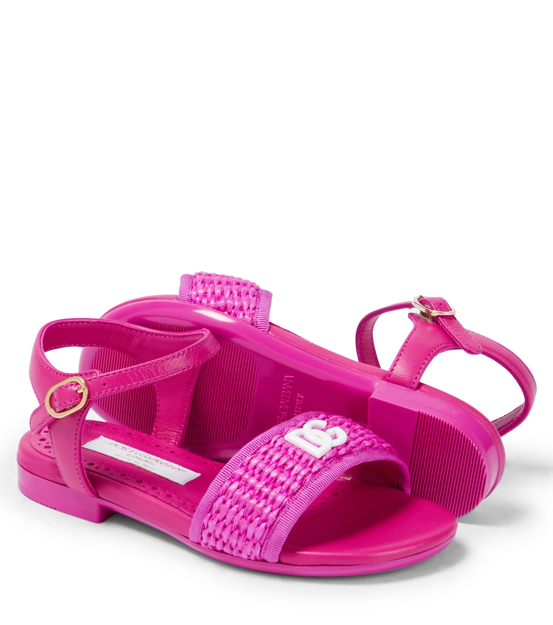 Sandali in pelle intrecciata | Dolce&Gabbana Kids