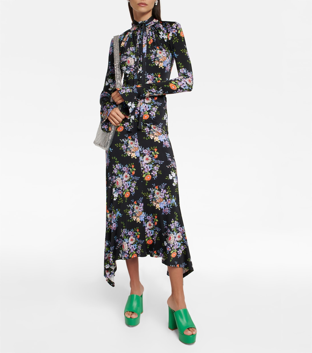 Mules Holly à plateau en cuir | Gianvito Rossi